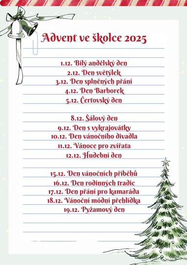 Advent v naší školce